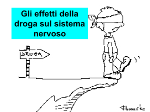 Gli effetti della droga sul sistema nervoso