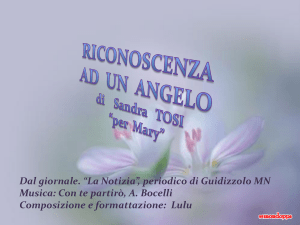pps riconoscenza ad un angelo