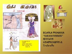 LA SCRITTURA Anche l`Egitto ha incominciato a