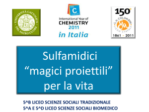 Scienze – Sulfamidici – AS 2011/2012