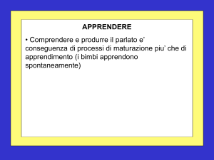 lezione 4 psicolinguistica