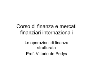 operazioni di finanza strutturata