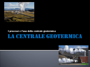 La centrale geotermica