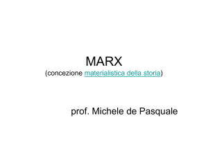 concezione materialistica della storia - Digilander