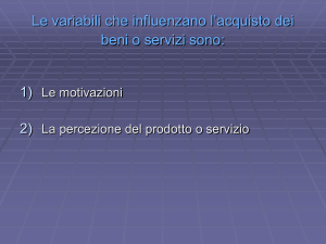 Motivazioni