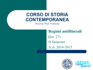 CORSO DI STORIA MODERNA Docente Prof. Martucci