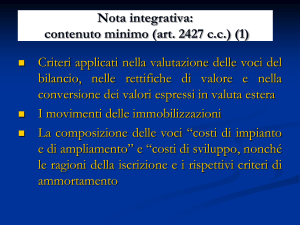 nota integrativa