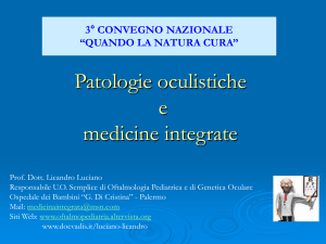 Omeopatia in oculistica