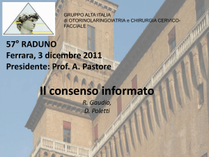 Il consenso informato