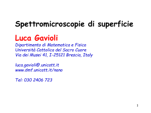 No Slide Title - Dipartimento di Matematica e Fisica