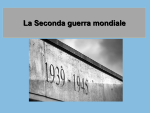 La seconda guerra mondiale
