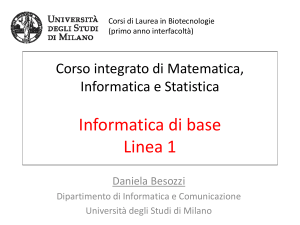 Slide 1 - Home di homes.di.unimi.it
