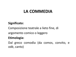la commedia