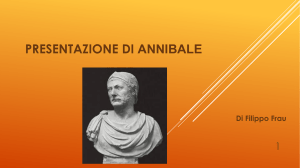 221 aC Annibale diventa comandante dell