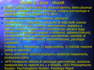 Scuola di Lipsia - Wundt - Digilander