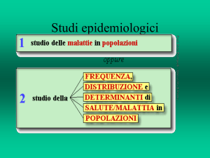 Studi epidemiologici