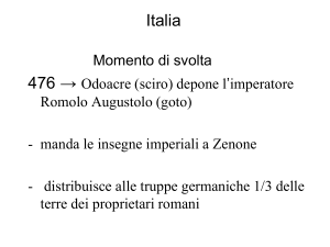 I regni romano- barbarici