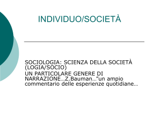 Comprendere la società