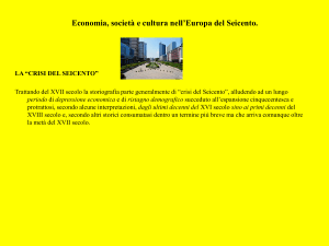 Economia, società e cultura nell`Europa del