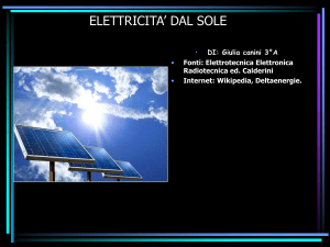 pannelli o moduli fotovoltaici