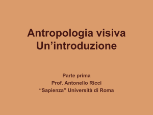 Antropologia visiva Un`introduzione