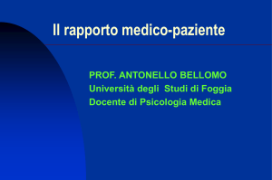 Presentazione di PowerPoint - Facoltà di Medicina e Chirurgia