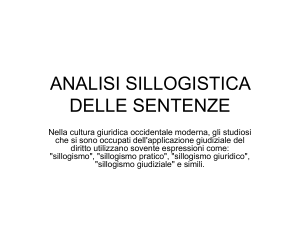 sillogismogiudiziale
