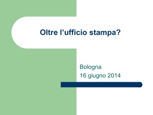 Oltre l`ufficio stampa