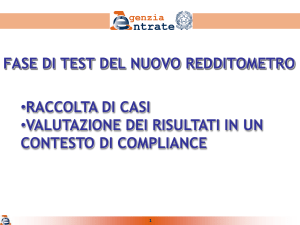 Diapositiva 1 - Agenzia delle Entrate