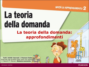 La teoria della domanda