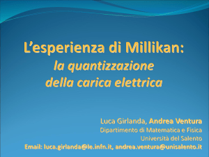 Diapositiva 1 - Università del Salento
