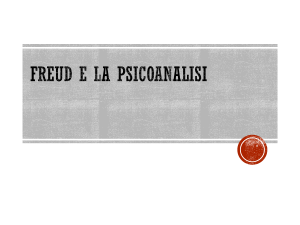 SIGMUND FREUD E LA PSICOANALISI