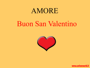 Buon San Valentino