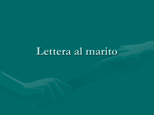 Lettera al marito