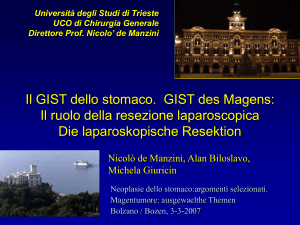 Diapositiva 1 - Società Triveneta di Chirurgia