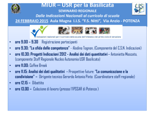 L*autovalutazione sollecita ciascuna scuola ad interrogarsi sulla
