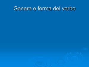 Verbo forma e funzione - "E. Mattei"