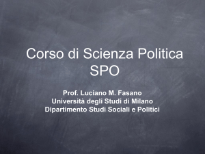 Presentazione di PowerPoint - Dipartimento di Scienze sociali e