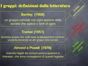 Presentazione di PowerPoint - Dipartimento di Scienze sociali e