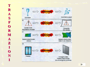 Le trasformazioni geometriche