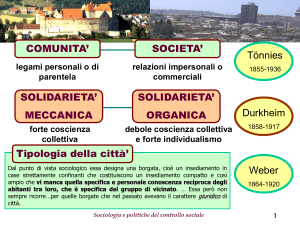 Classici della sociologia