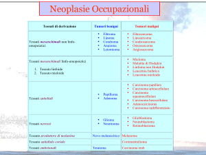 Neoplasie Occupazionali