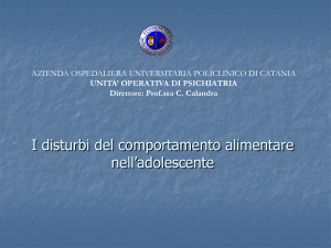 1 lezione(disturbi dell`alimentazione)