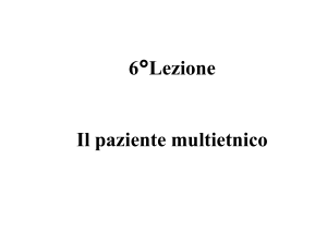 Il paziente multietnico: il concetto di salute e il concetto di malattia
