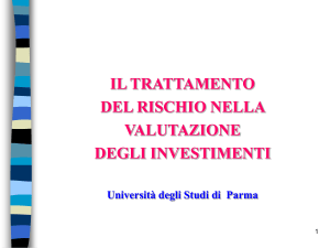 Grado di leva finanziaria - Università degli Studi di Parma