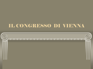 IL CONGRESSO DI VIENNA