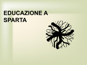 ALLA NASCITA L`educazione avveniva in famiglia e secondo una