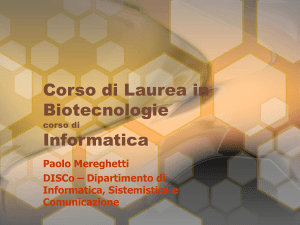 Architettura degli elaboratori parte 1
