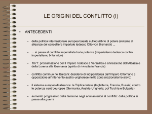 la primera guerra mundial. ideas fundamentales
