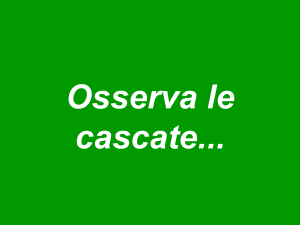 Osserva le cascate